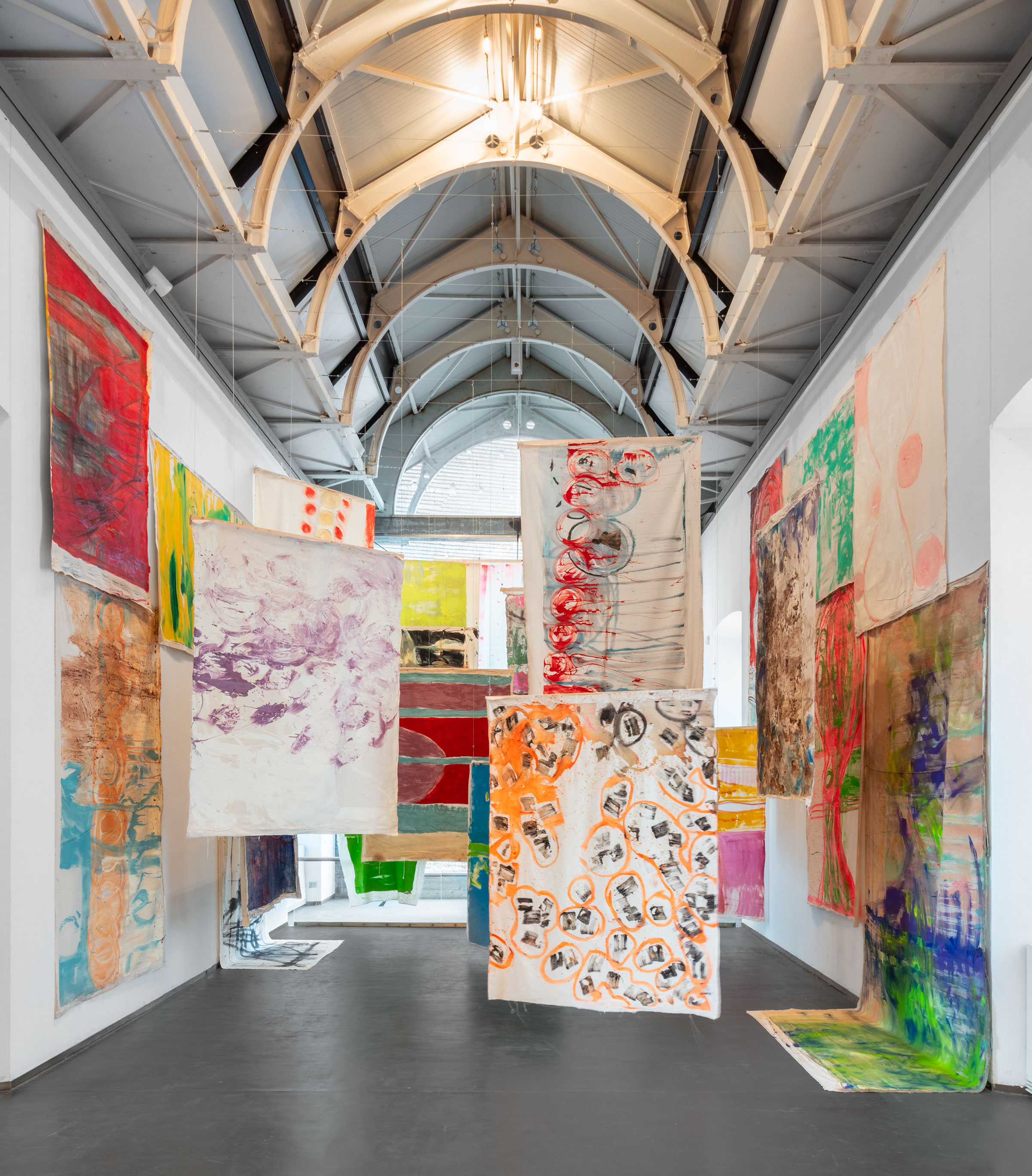 Vivian Suter, installation view